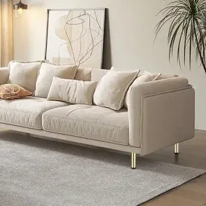 Brad Table Leg Matt 100mm