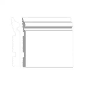 ADCO PS Baseboard Moulding JC437 1inx4inx8ft - Image 1