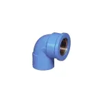 Cool Era Female Thread Elbow w/ Copper Blue 20mmx1/2in