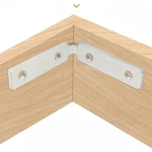 Brad Connecting Fittings L-shape 4pcs