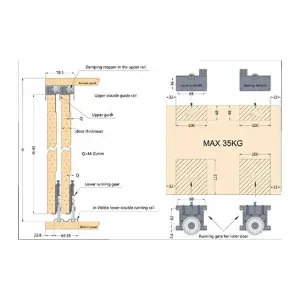 Brad Guide Roller Steel and Plastic