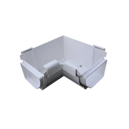 1043586-a MG PVC Gutter Outside Corner 90 deg
