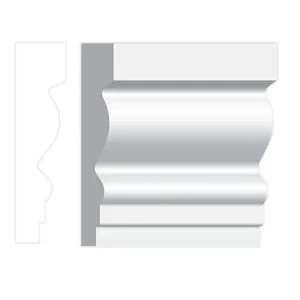 ADCO PS Moulding JX73WMP 1/2inx3inx8ft - Image 1