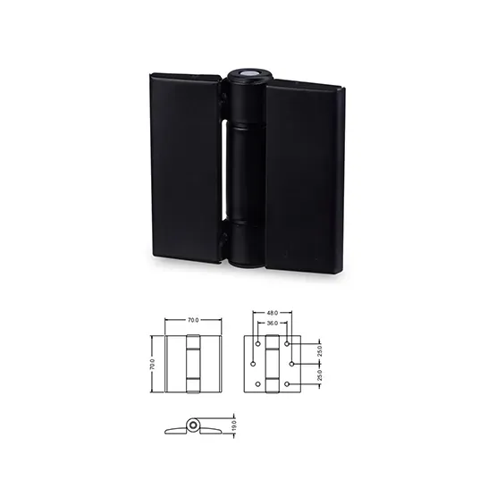 Brad Fittings Hinge Black