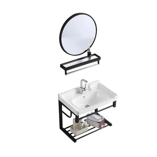 Cool Basin with Towel Rack and Mirror 600x400mm