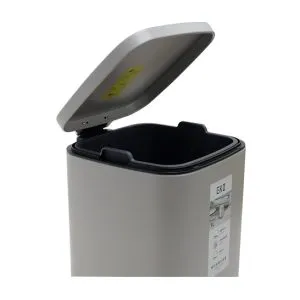 EZ HOME Pedal Trash Bin White 9L - Image 2
