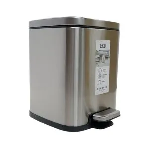 EZ HOME Pedal Trash Bin SS 9L - Image 1