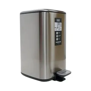 EZ HOME Pedal Trash Bin SS 12L - Image 1