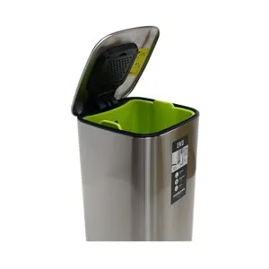 EZ HOME Pedal Trash Bin SS 12L - Image 2