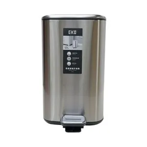 EZ HOME Pedal Trash Bin SS 12L - Image 3