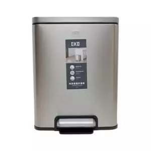 EZ HOME Pedal Trash Bin SS Matt 20L - Image 3