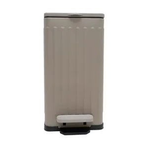 EZ Home Pedal Trash Bin Beige 12LP - Image 1