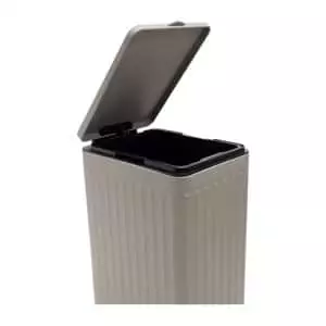 EZ Home Pedal Trash Bin Beige 12LP - Image 2