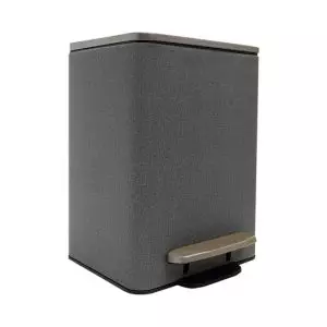 EZ Home Pedal Trash Bin Black 15LSB - Image 1
