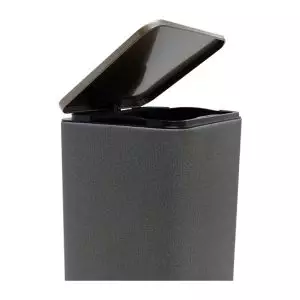 EZ Home Pedal Trash Bin Black 15LSB - Image 2