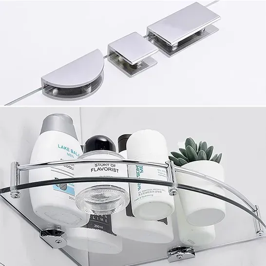 Brad Glass Clamp Square 12mm