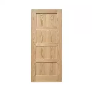 Westwood Enginered Door 4P OakVeneer 40mmx90cmx210cm - Image 1