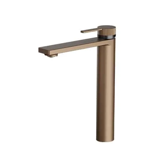 1046916 Cool High Basin Mixer Brush Rose Gold