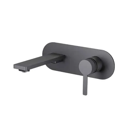 Cool Wall Mounted Basin Mixer Gun Grey