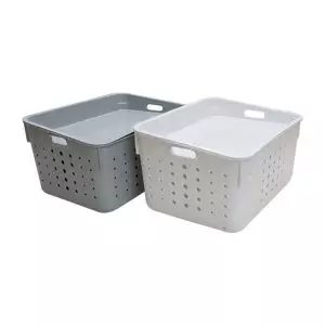 EZ Home Plastic Storage Basket - Image 1