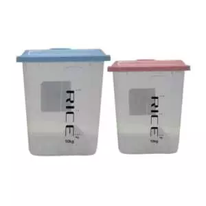 EZ Home Plastic Rice Box - Image 1