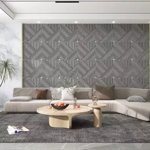 ADCO WPC Wall Panel White 600x600x14mm - Image 2