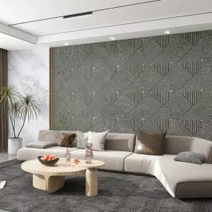 ADCO WPC Wall Panel Gray Marble 600x600x14mm - Image 2