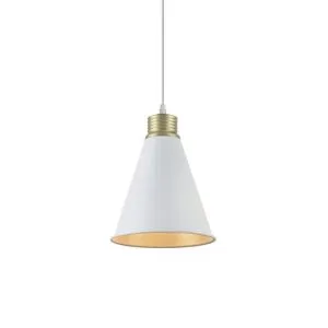Drop Lamp F80610A White and Gold - Image 1