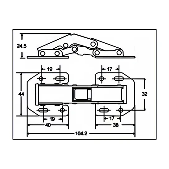 Brad BK Hinge (3in 4in)