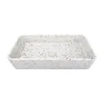 Cool Coarse Terazzo Concrete Basin (CB009)
