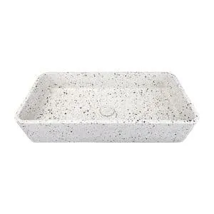 Cool Coarse Terazzo Concrete Basin (CB009)