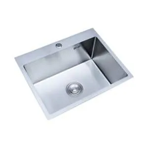 Brad Kitchen Hand Made Sink 1-Bowl (FLD5545) 550x450x200mm