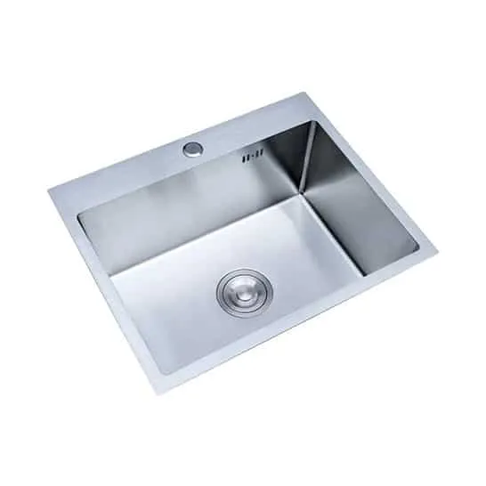 Brad Kitchen Hand Made Sink 1-Bowl (FLD5545) 550x450x200mm