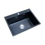 Brad Kitchen Hand Made Sink 1-Bowl (FLD5545B) 550x450x200mm