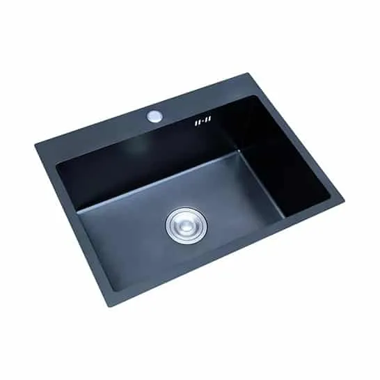 Brad Kitchen Hand Made Sink 1-Bowl (FLD5545B) 550x450x200mm