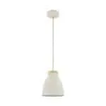 Drop Lamp HLHN8492S Beige and Wood