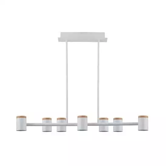 Drop Lamp HLHN8474 MattWhite and Wood