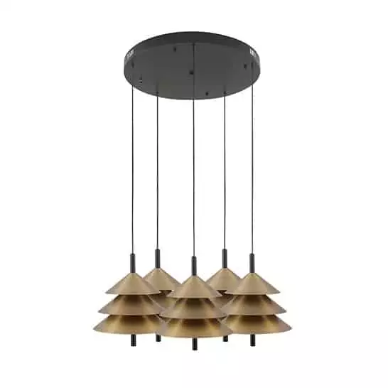 Drop Lamp HLHN8517S-5Y Black andBrass