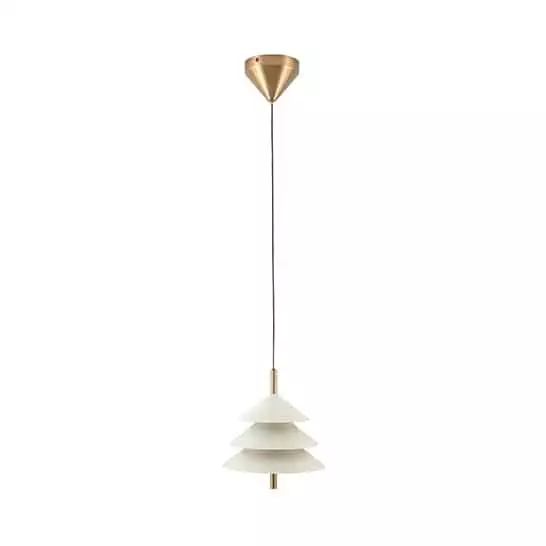 Drop Lamp HLHN8517S Beige and Brass