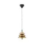 Drop Lamp HLHN8517S Black and Brass