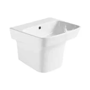 Cool Emerald 1-pc Lavatory with Half Pedestal