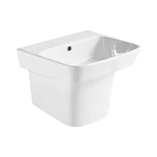 Cool Emerald 1-pc Lavatory with Half Pedestal
