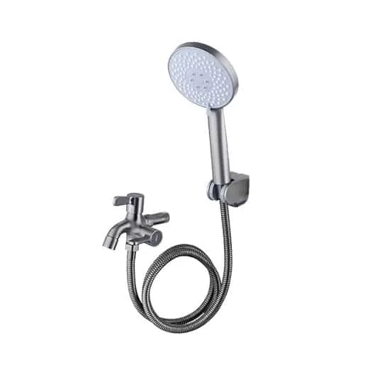 Cool Telephone Shower Gun 2-Way Faucet Grey (NF38F)