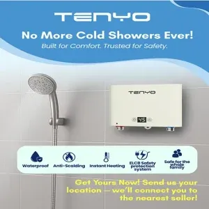 Tenyo Water Heater TY-D5511D155 Multi Point (5500W)