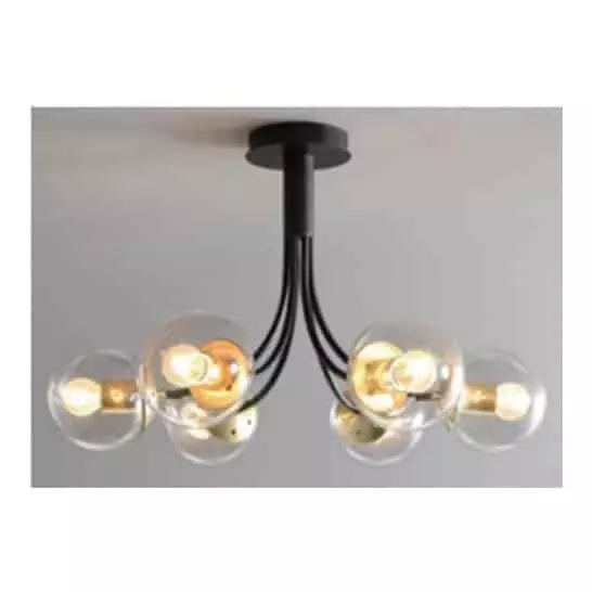 Drop Lamp AF80036 Black Smoke Grey