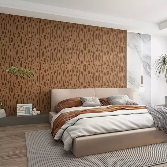 ADCO WPC Wall Panel Pecans 600x600x8mm