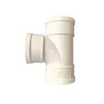MG PVC Gutter Round Pipe Equal Tee D75mm