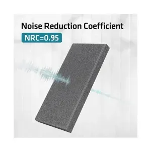 ADCO Acoustic Panel Fabric With Adhesive Dark Grey 30x120x2.4cm