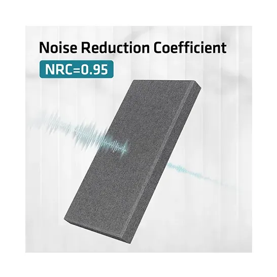 ADCO Acoustic Panel Fabric With Adhesive Dark Grey 30x120x2.4cm