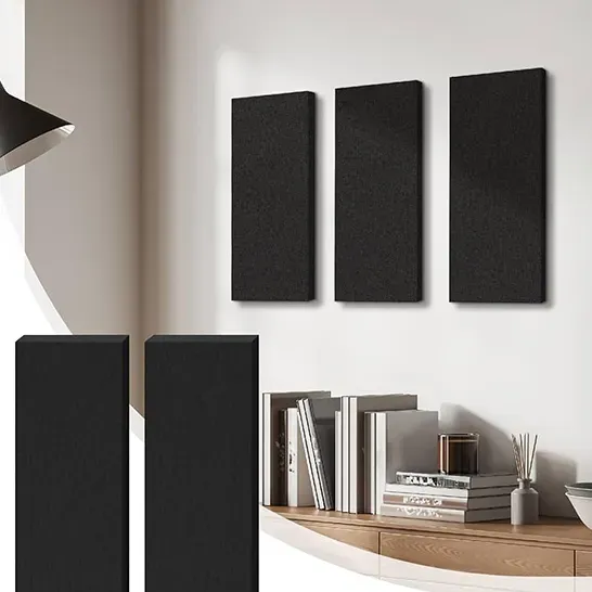 ADCO Acoustic Panel Fabric With Adhesive Dark Grey 30x120x2.4cm